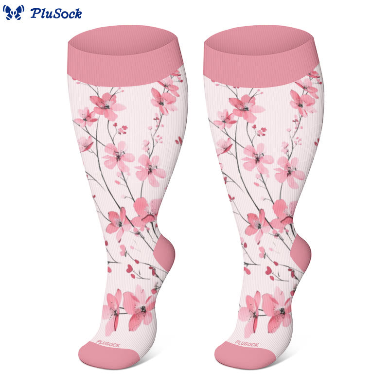 Chaussettes de compression Blossom grande taille (3 paires)