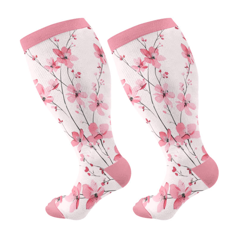 Chaussettes de compression Blossom grande taille (3 paires)