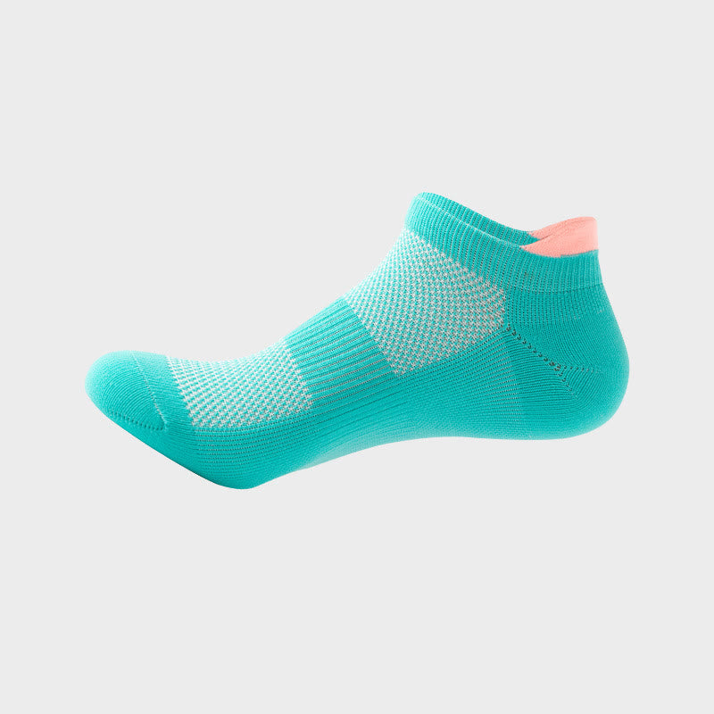 Chaussettes de compression de cheville de qualité compétition grande taille (5 paires) - Bleu - EU41-45 (US7.5-11) - image 5