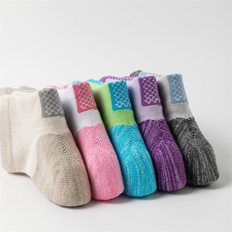 Chaussettes de compression aux couleurs vives assorties (5 paires)