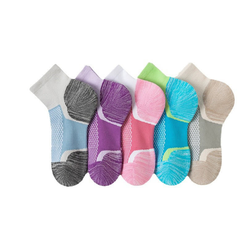 Chaussettes de compression aux couleurs vives assorties (5 paires)