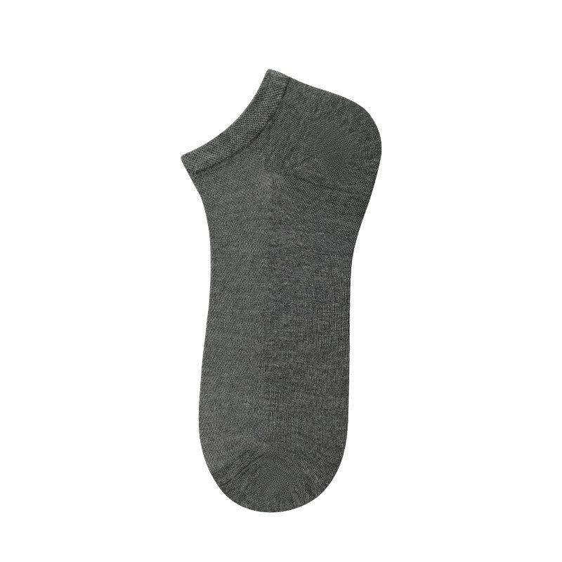 Chaussettes cheville en maille de bambou (4 paires) - Gris foncé - EU39-44 (US6-10) - image 12