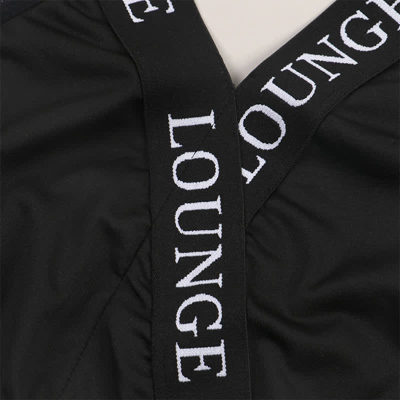 Soutien-gorge de sport sans armatures anti-affaissement à bretelles fixes