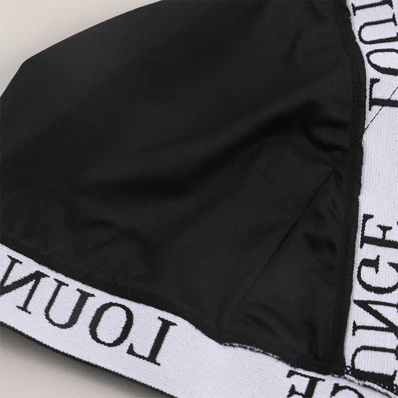 Soutien-gorge de sport sans armatures anti-affaissement à bretelles fixes