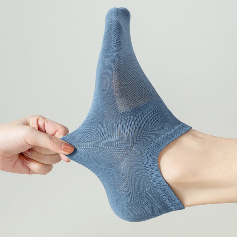 Chaussettes antidérapantes en silicone grande taille (8 paires)