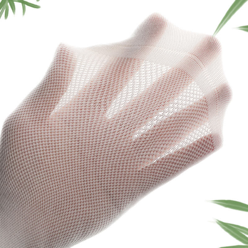 Chaussettes antidérapantes en silicone grande taille (8 paires)
