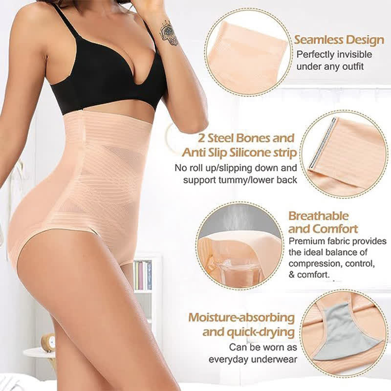 Culotte gainante taille haute pour rehausser les hanches et raffermir le ventre