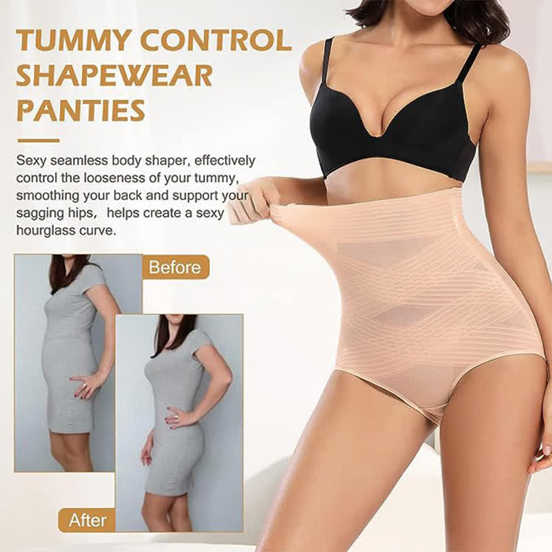 Culotte gainante taille haute pour rehausser les hanches et raffermir le ventre