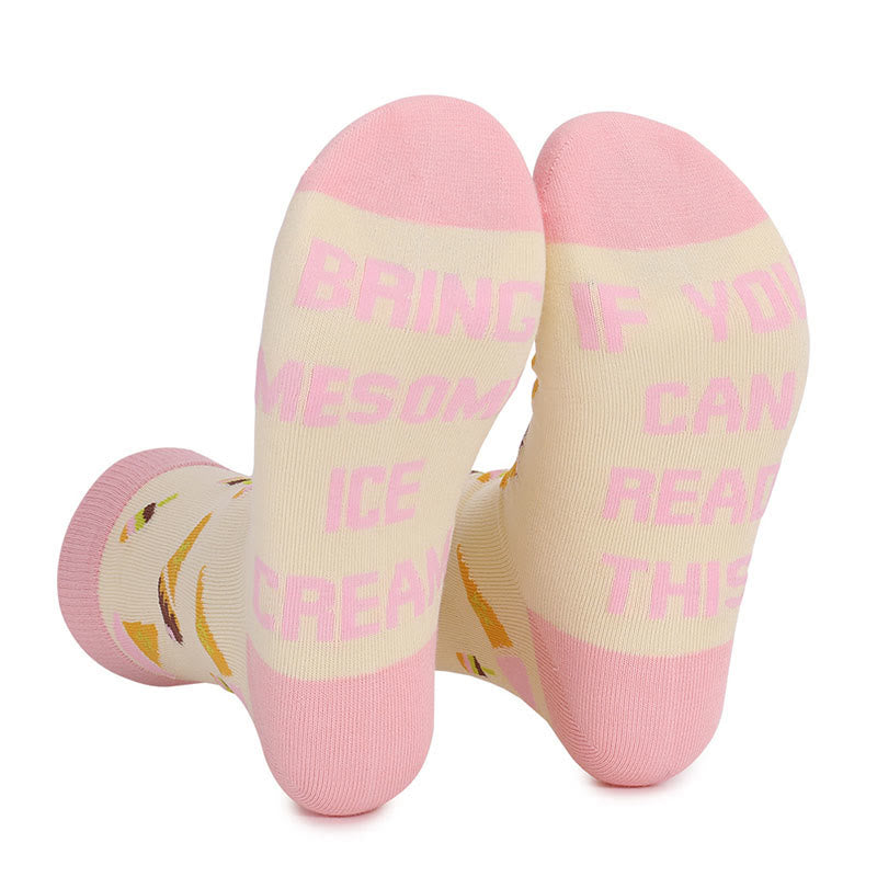 Chaussettes taille plus Cookies Coffee Quarter (4 paires)