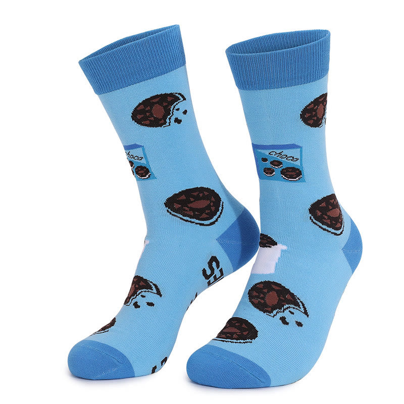 Chaussettes taille plus Cookies Coffee Quarter (4 paires)