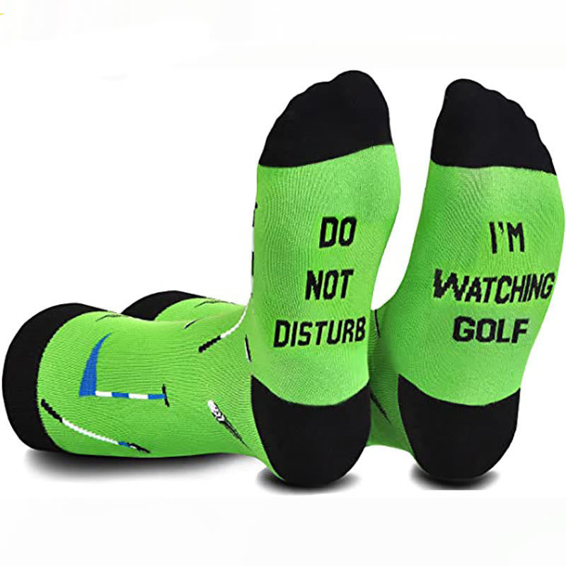 Chaussettes de rugby de golf grande taille (4 paires)