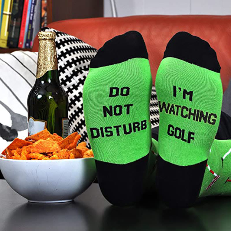 Chaussettes de rugby de golf grande taille (4 paires)