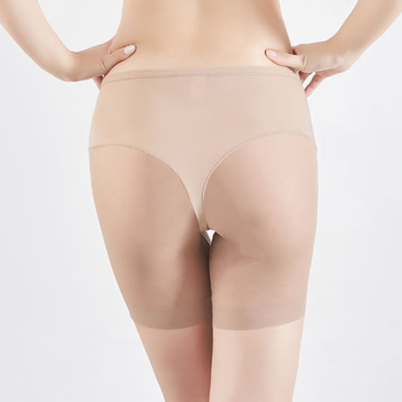 Short gainant sexy en maille élastique à taille moyenne