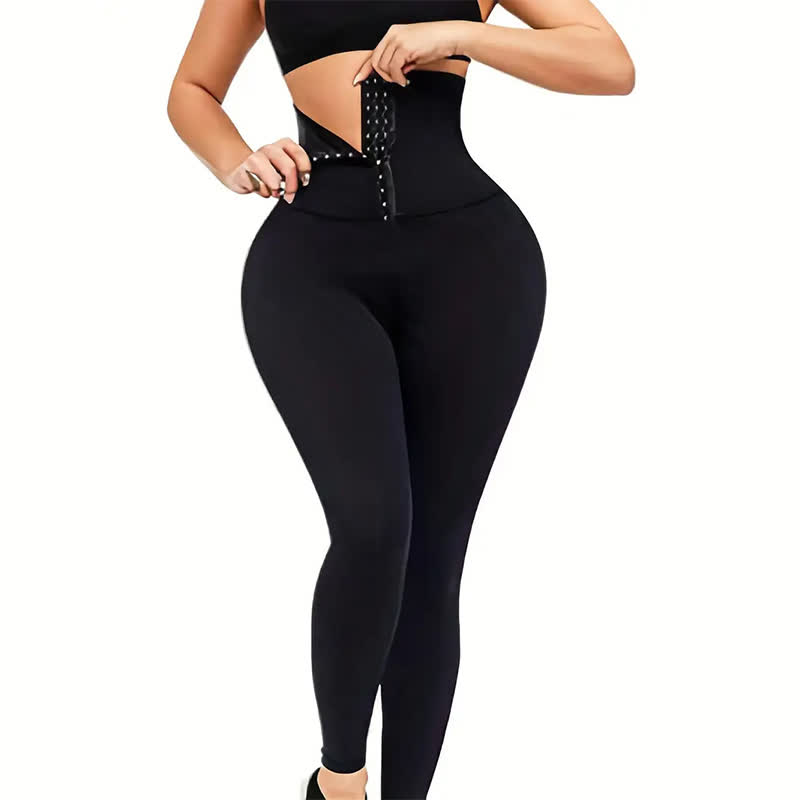 Pantalon de fitness gainant à double boutonnage