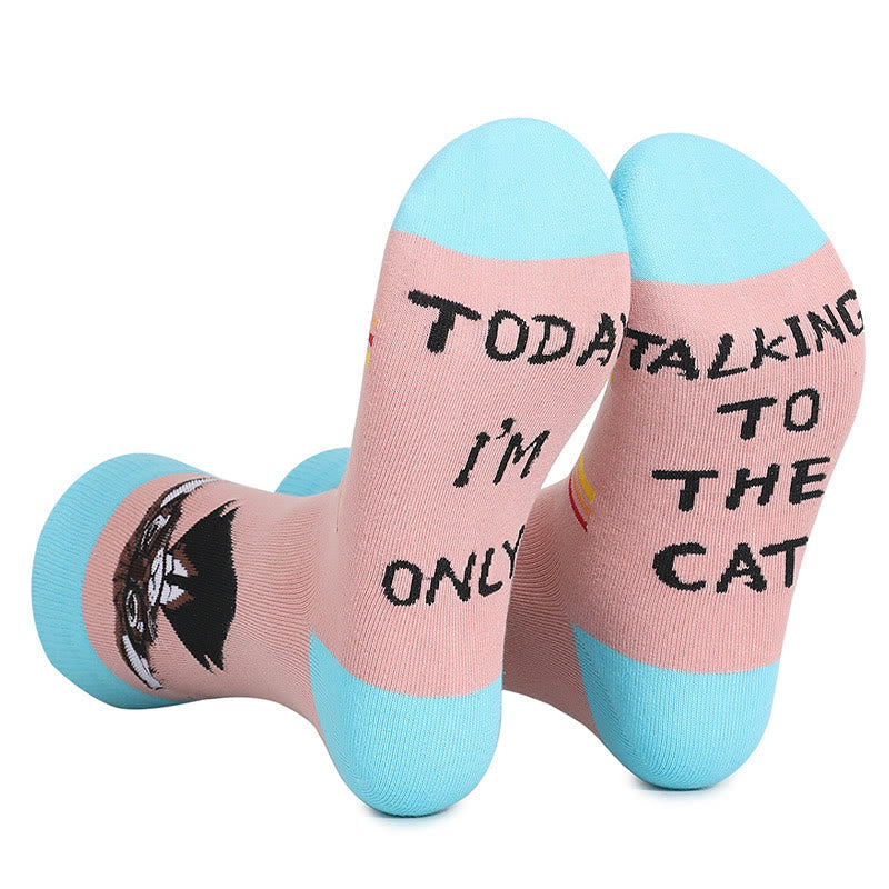 Chaussettes chat grande taille (5 paires) - image 14