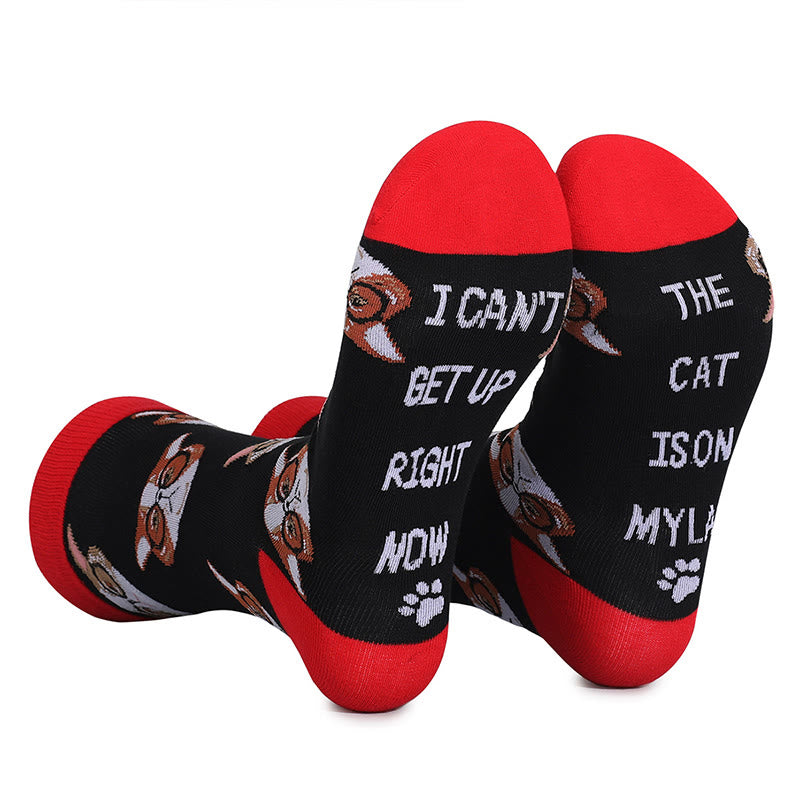 Chaussettes chat grande taille (5 paires) - image 8