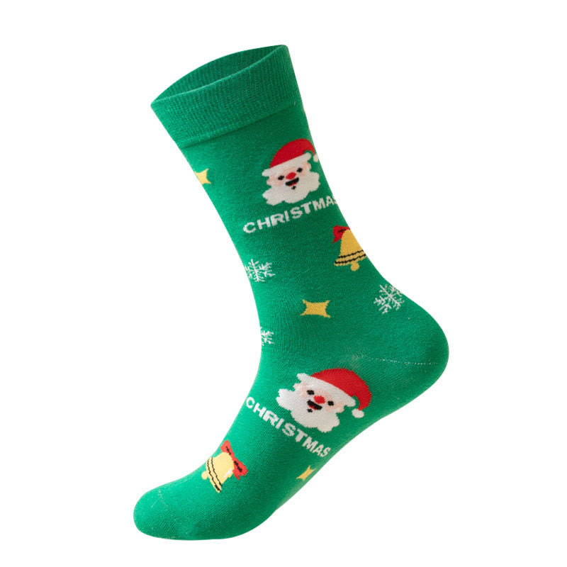 Chaussettes de Noël vertes grande taille (3 paires) - image 12