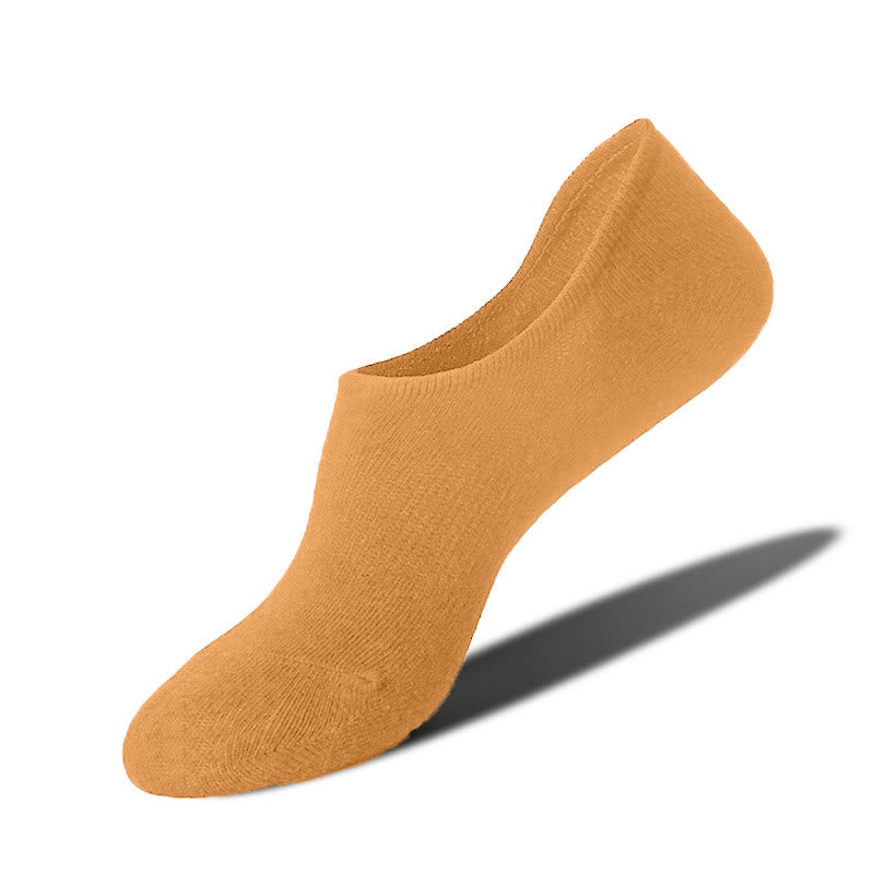 Chaussettes invisibles tendance (5 paires) - Jaune - EU40-48 (US7-13) - image 19