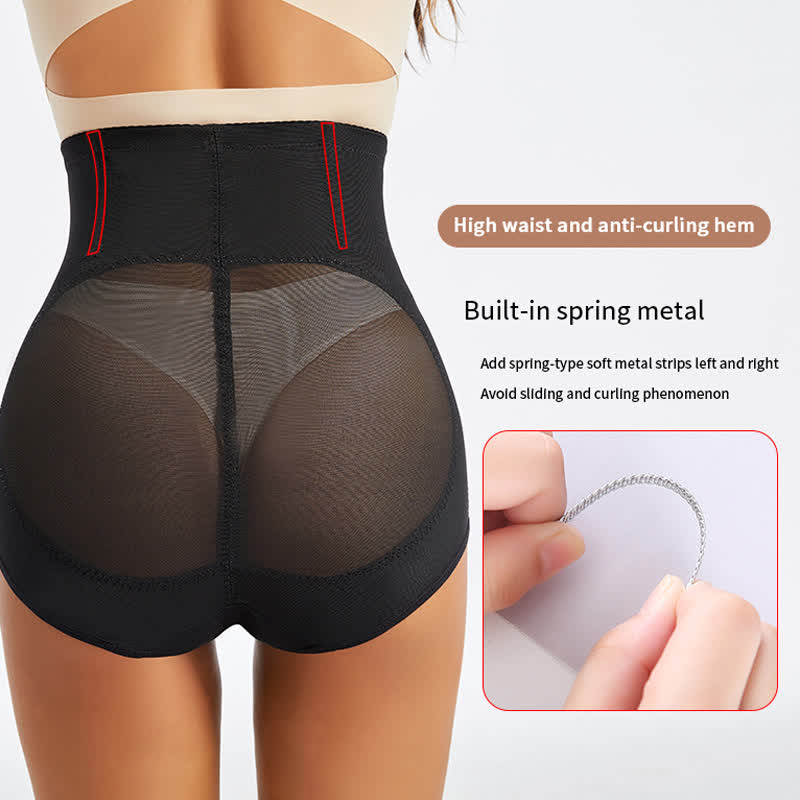 Culotte gainante taille haute avec effet ventre plat