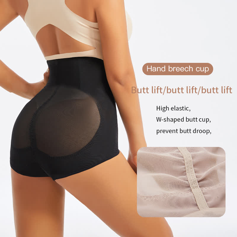 Culotte gainante taille haute avec effet ventre plat