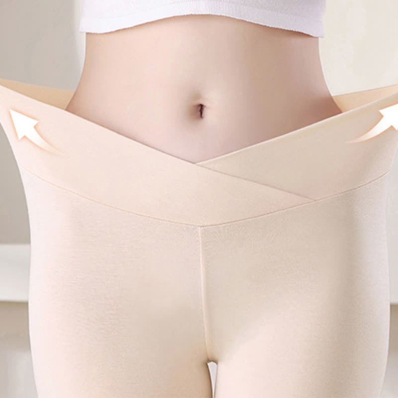 Sous-vêtements de maternité taille basse anti-exposition (lot de 2)