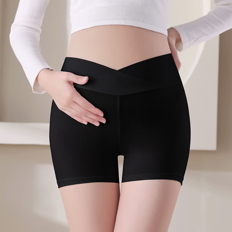 Sous-vêtements de maternité taille basse anti-exposition (lot de 2)