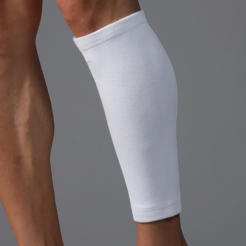 Manchons de compression blancs pour mollets grande taille