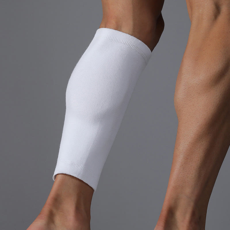 Manchons de compression blancs pour mollets grande taille