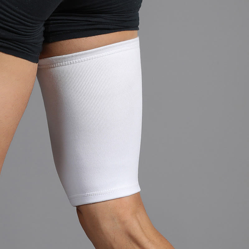 Manchons de compression blancs pour cuisses