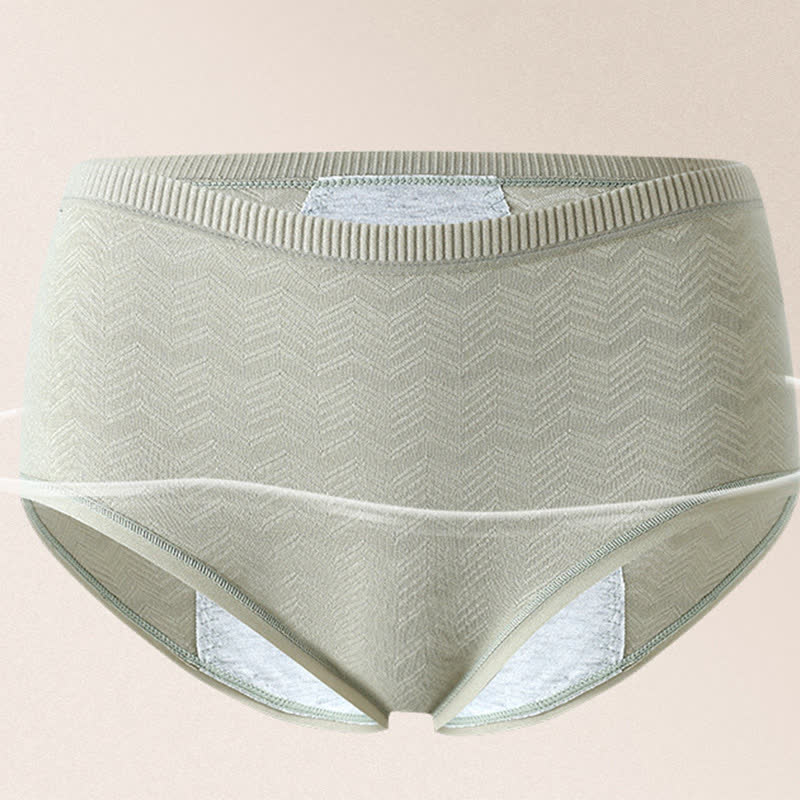 Culottes menstruelles taille haute en coton grande taille (lot de 3)