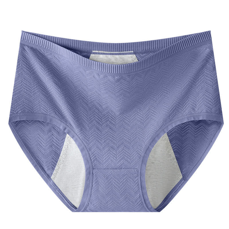 Culottes menstruelles taille haute en coton grande taille (lot de 3)