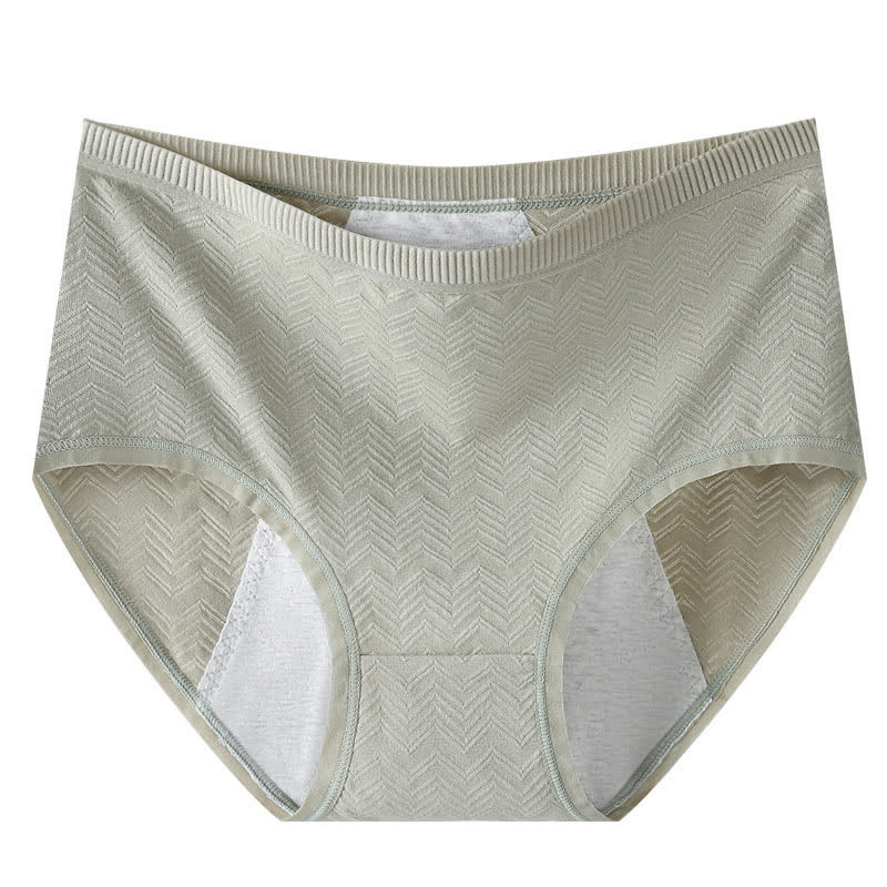 Culottes menstruelles taille haute en coton grande taille (lot de 3)