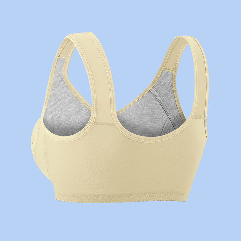 Soutien-gorge sans armatures à fermeture frontale et imprimé papillon et fleurs - image 8