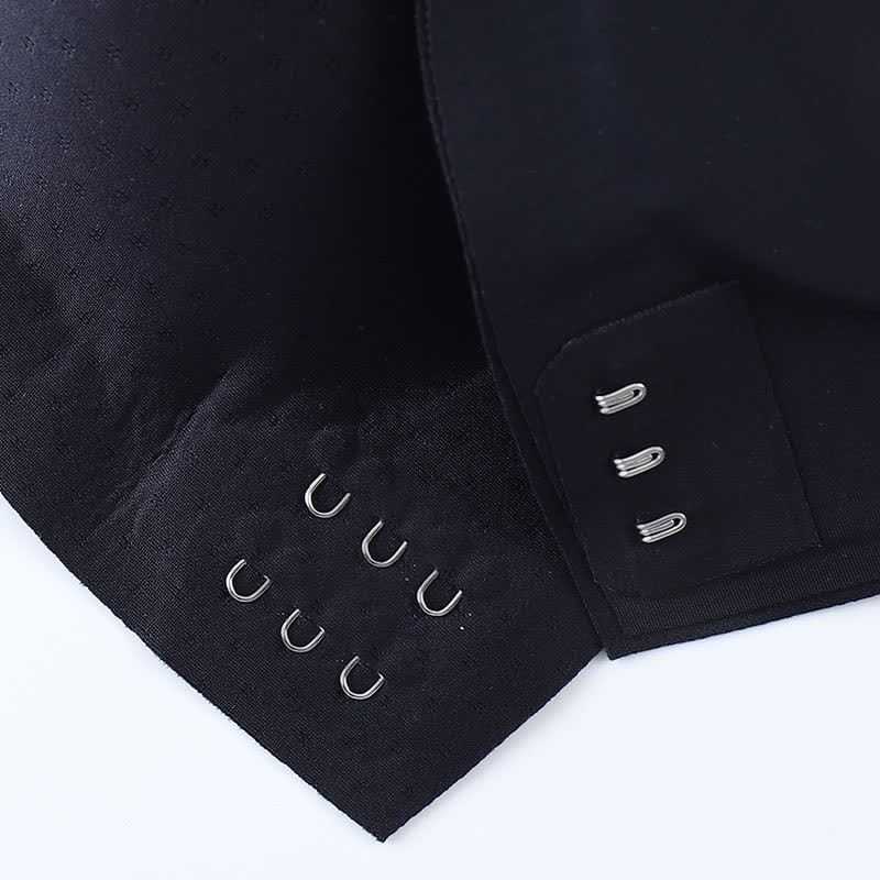 Soutien-gorge sans armatures à fermeture frontale et bonnets couvrants sans coutures