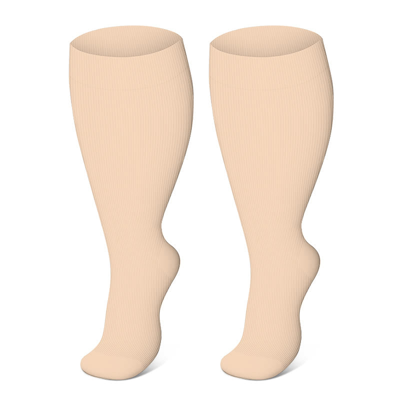 Lot de manchons de cuisse grande taille + chaussettes de compression hautes