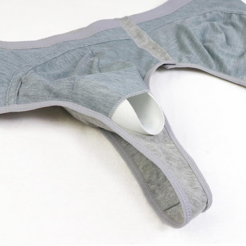 Soutien-gorge sans armatures à boutons sur le devant de couleur unie