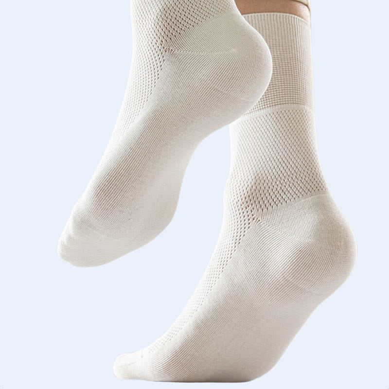 Chaussettes élégantes de couleur unie grande taille (8 paires)