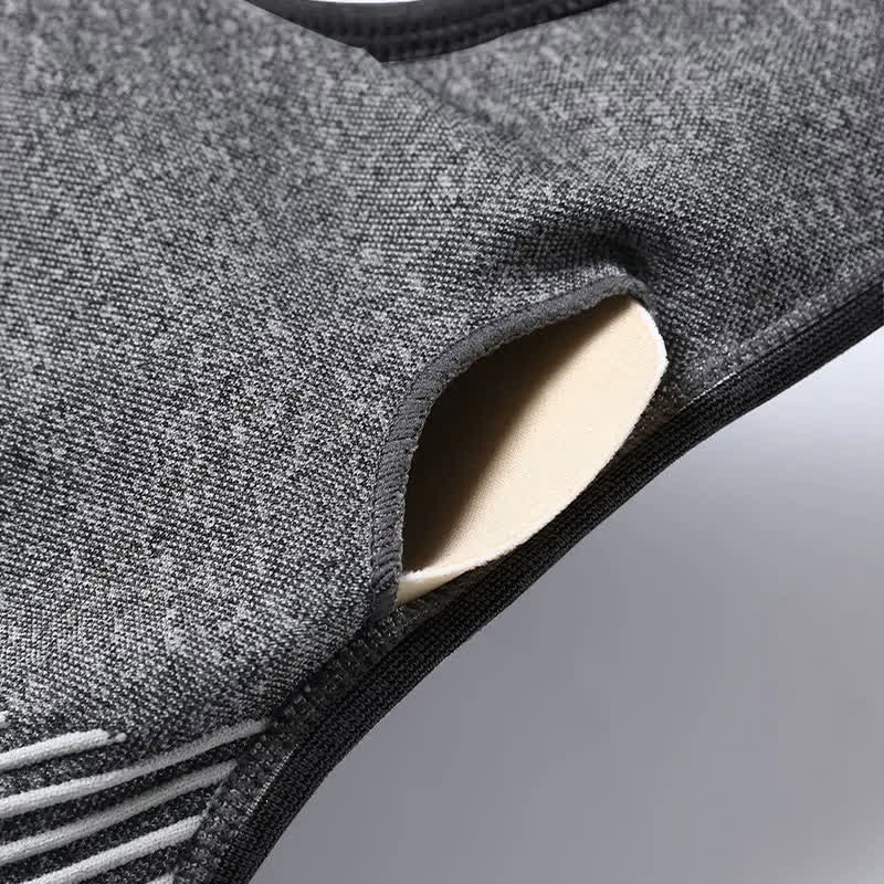 Soutien-gorge de sport à rayures, résistant aux chocs et à séchage rapide (lot de 2)