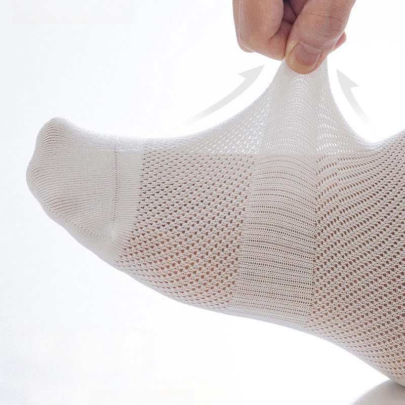 Chaussettes d'été de couleur unie grande taille (5 paires)
