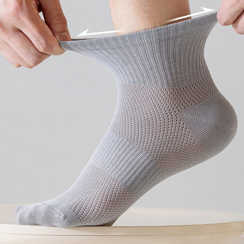 Chaussettes d'été de couleur unie grande taille (5 paires)