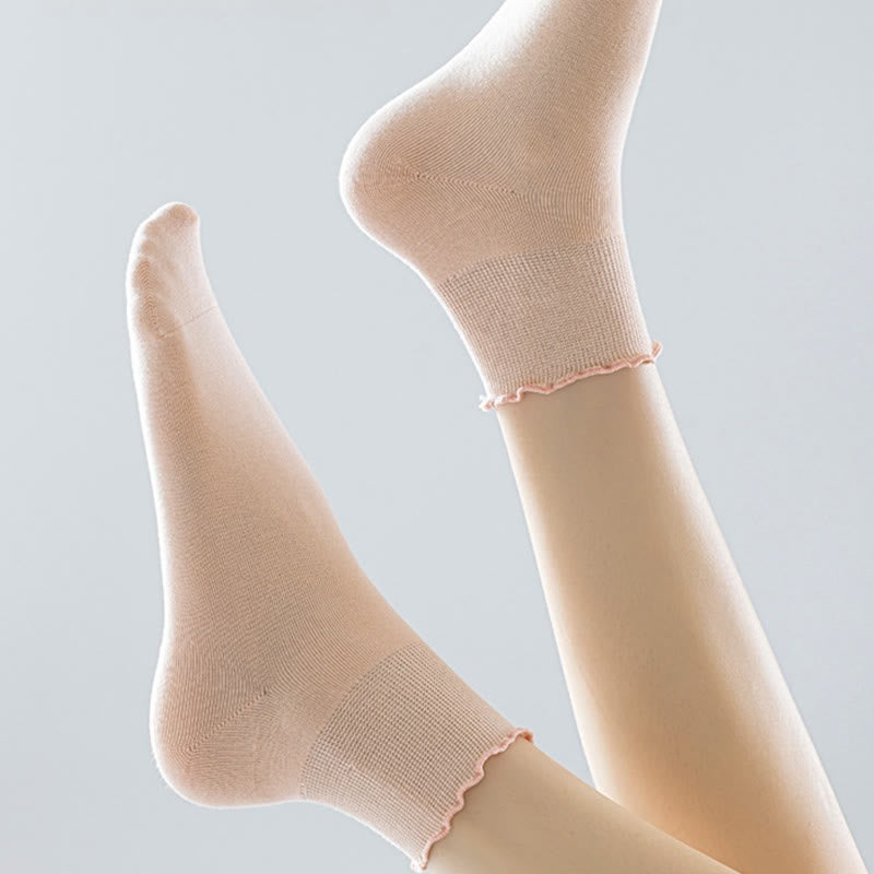 Chaussettes montantes unies Laciness (10 paires)