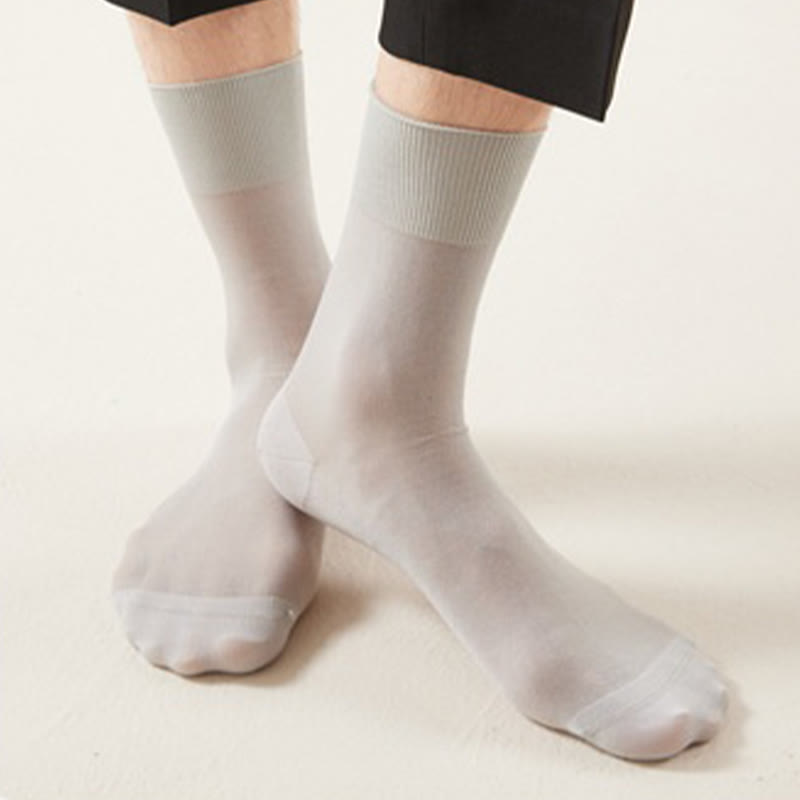 Chaussettes transparentes grande taille (5 paires)