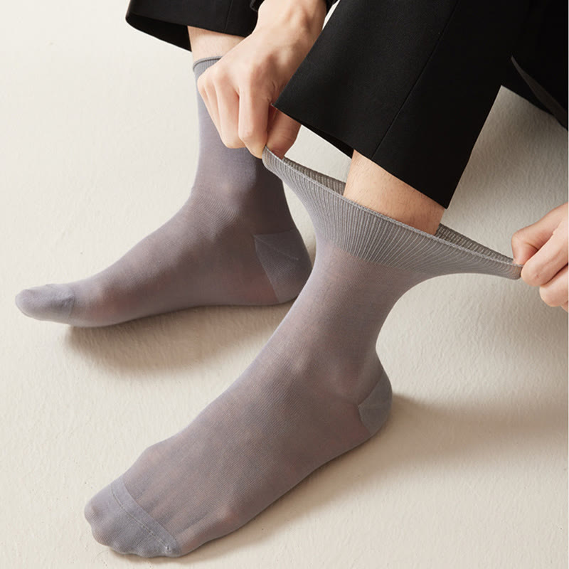 Chaussettes transparentes grande taille (5 paires)