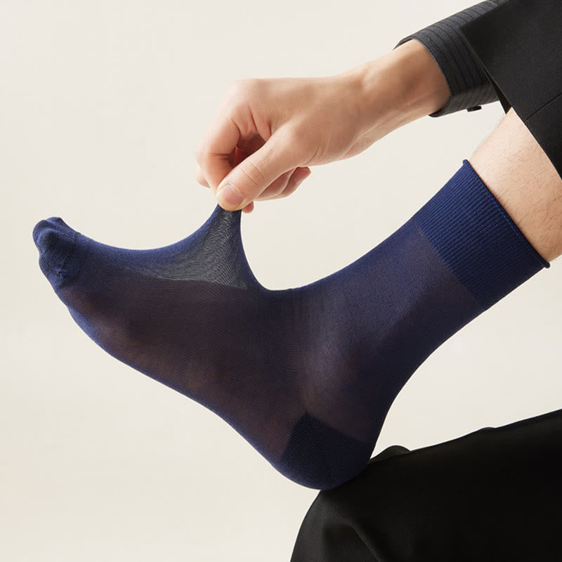 Chaussettes transparentes grande taille (5 paires)