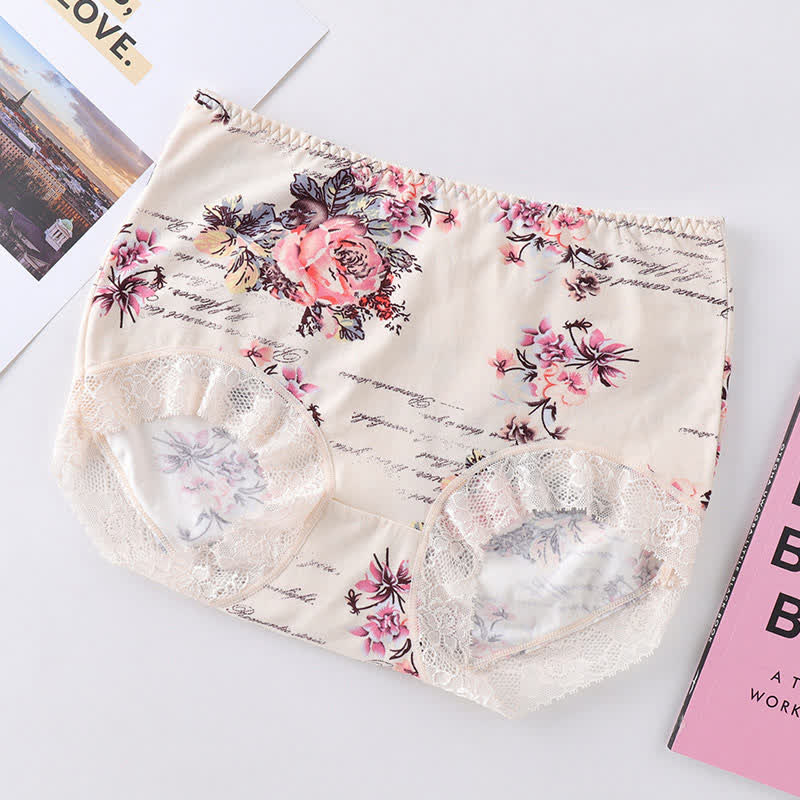 Culotte de luxe en dentelle à imprimé floral (lot de 2)