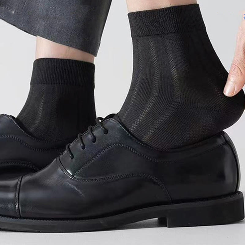 Chaussettes transparentes en soie glacée grande taille (4 paires)