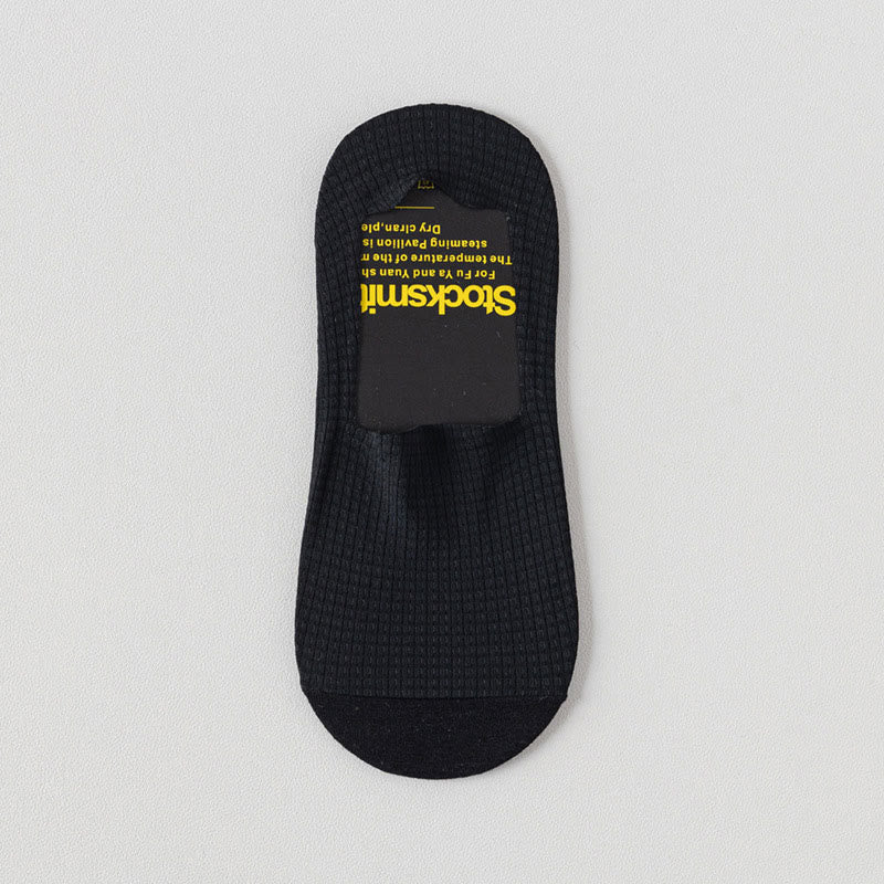 Chaussettes classiques gaufrées invisibles grande taille (6 paires)