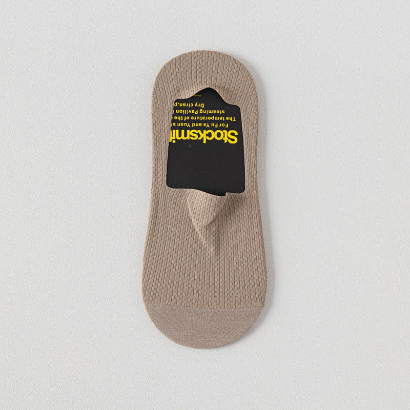 Chaussettes classiques gaufrées invisibles grande taille (6 paires)