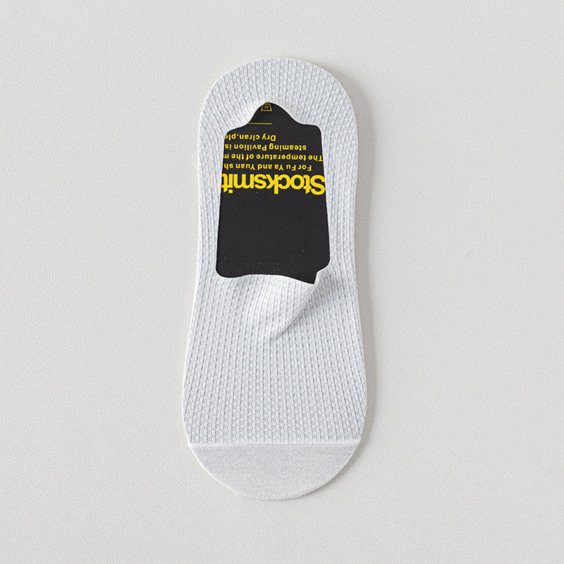 Chaussettes classiques gaufrées invisibles grande taille (6 paires)