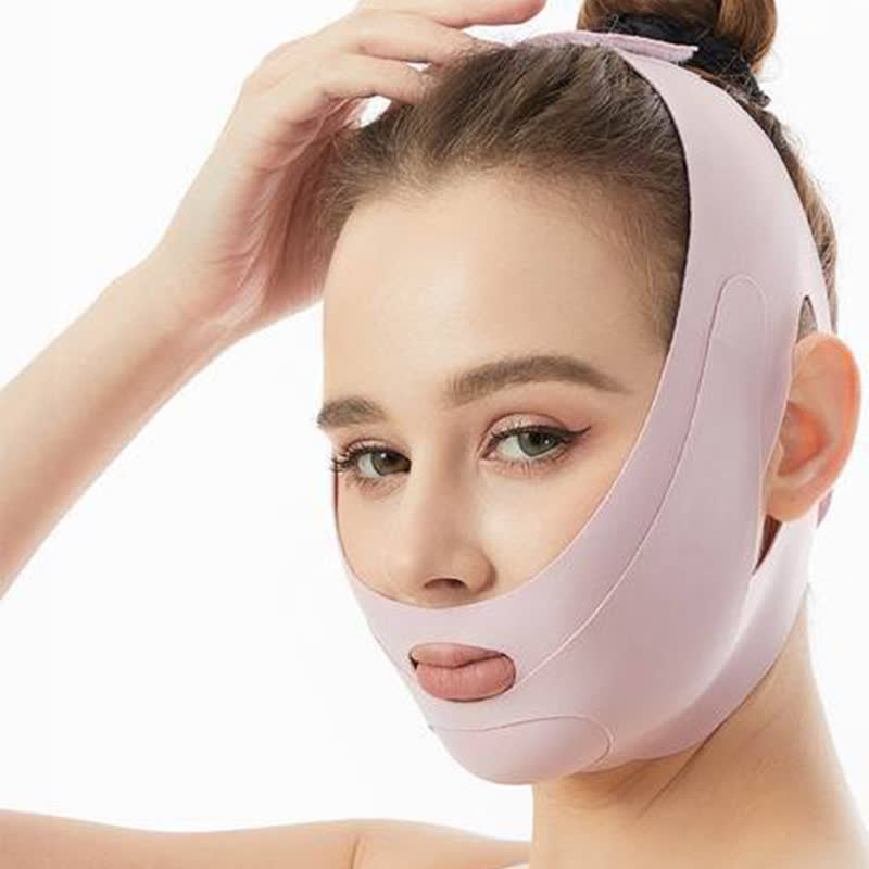Masque à sangle velcro pour lifting du visage